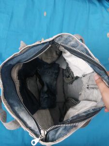 Denim Shorts Made Bag