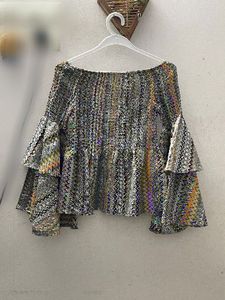 Chic Off-Shoulder Bell Sleeve Top