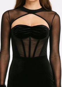 Chic Black Midi Dress