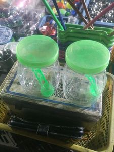 Plastic Dibba Set 6 Pcs