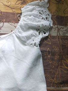 White Zudio Crop Top