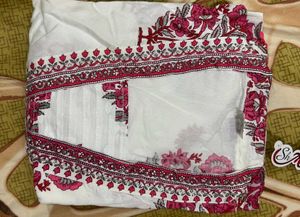 Heavy Cotton Kurta Set With Dupatta
