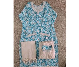 Khadi Cotton Kurta Set For Women