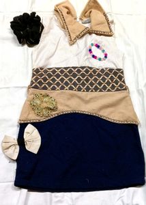 🎀 Girls' Unique Dress 🎀