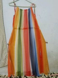 Rainbow Stripe Sundress