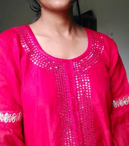 Beautiful Red Kurti Set... ❤️