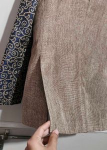Khaki + Royal Blue Jodhpuri