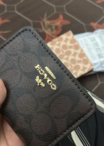 Coach miniature leather Sling Bag