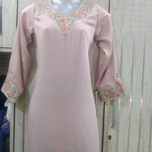 Kurti With Hand Embroidery