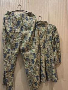 Patterned Two-Piece Set