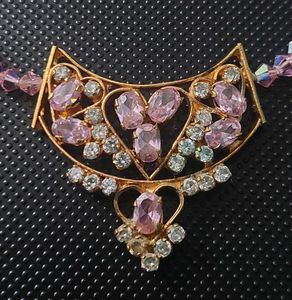 Genuine Austrian Swarowski necklace earrings