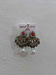 Pearl &amp; Gem Earrings