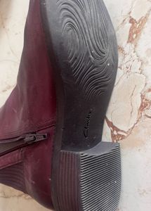 Burgundy Ankle Boots