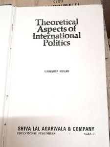Theoretical Aspects Of International Politics By Mahendra Kumar