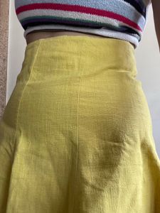 Yellow Mini Skirt