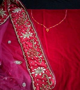 Amazing Rani Pink Lehenga Choli With Duppat