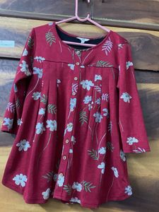 Floral Button-Up Top