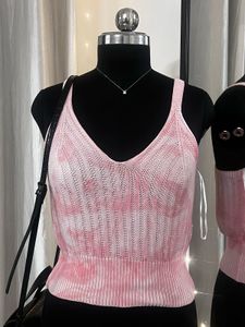 Pink Tie-dye Top