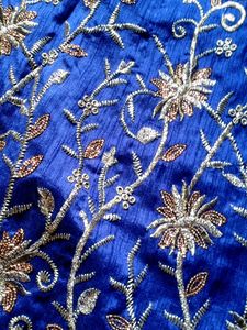 Beautiful Blue Lehenga Skirt With Duppatta....