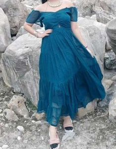 Beutiful Flared Georgette Dress