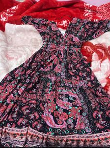 Paisley Print Dress