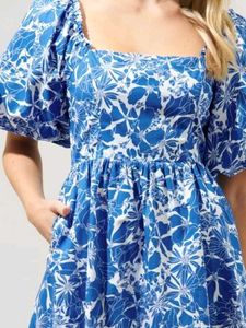 Floral Print Mini Dress