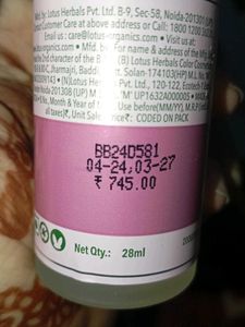 Lotus Organics Hair Growth Serum