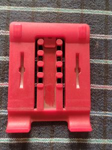 Red Plastic Phone Stand