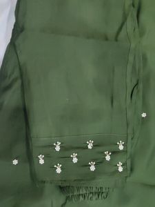 3 Pc Roman Silk Suit With Sequence Work Dupatta
