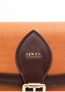 Iykyk Tan Solid Sling Handbag