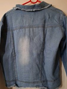 Frayed Denim Jacket