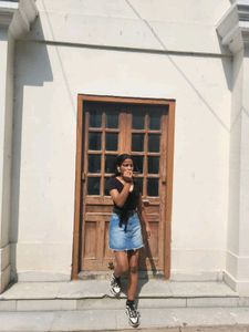 Denim Mini Skirt