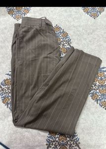 Will&#39;s Grey Striped Trousers