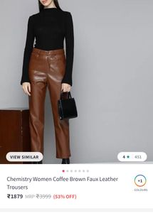 Chemistry Faux Leather Trouser