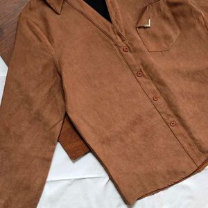 Brown Long Sleeve Shirt