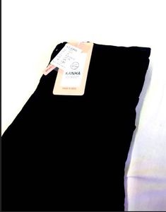 Black Denim Straight Fitted Jeans
