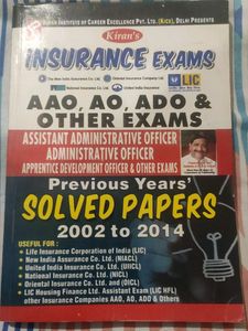 NICL AO+INSURANCE EXAMS( PRACTICE+SOLVED PAPERS)