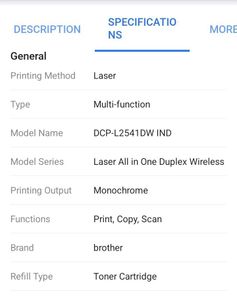 Brother DCP-L2541DW Multi-Function WiFi Laser Prin