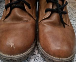 Brown Lace Up Boots