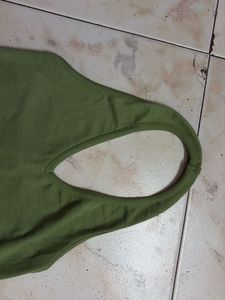 Green Halter Top