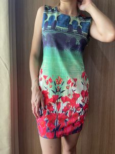 Bodycon Multicoloured Mini Dress
