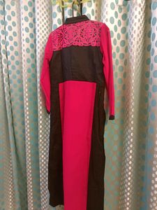 Silk Party Wear Long Kurti, Unused