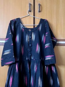 XL Black Printed Kurta🖤