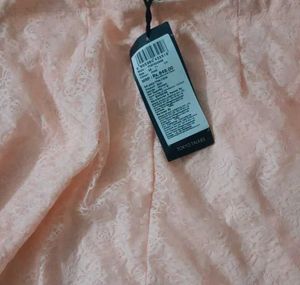 Pink Lace Pencil Skirt