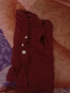 maroon cauler jaket
