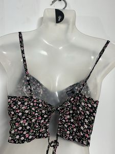 Floral Tie-Front Cami Top