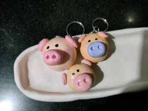 Cute Piggy Keychains