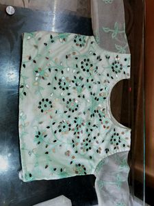 Mint Green Embellished Lehenga