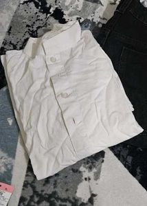 Unisex Casual White Kurta set of 2