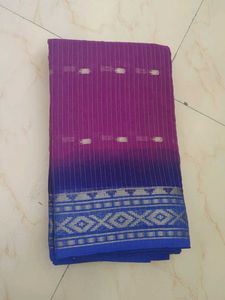 Elegant Purple & Blue Saree Brand new unused